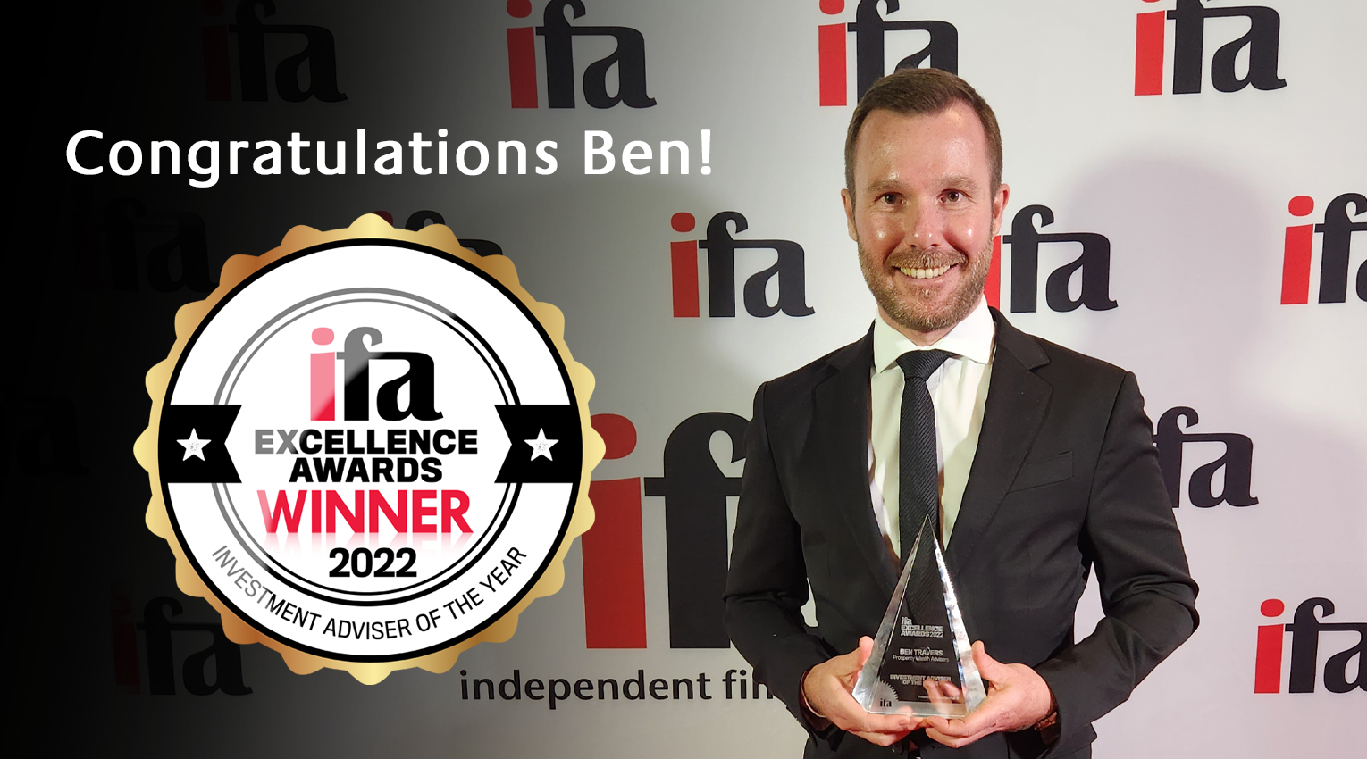 Ben Travers wins ifa Investment Adviser of the Year  Image